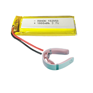 3.7V 102050-1000mAh電磁脈沖頸椎理療儀電池